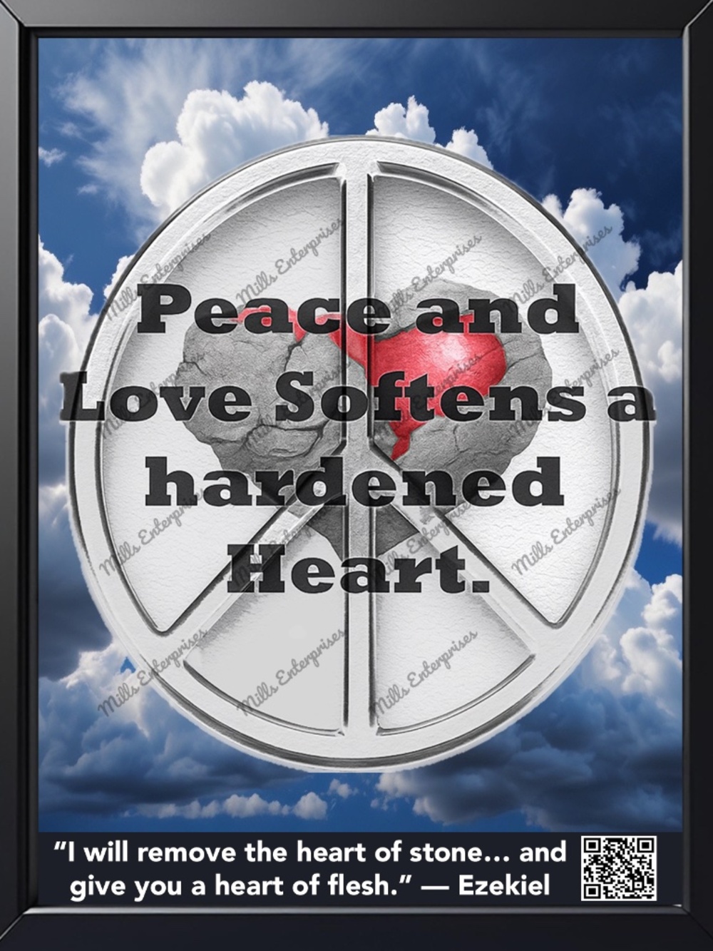 Elegant Masterpiece Peace and Love Softens a Hardened Heart